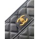 Replica Zaino Chanel 25B Clover Series Vintage AS5715 Pelle di vitello granata Nero Imitazioni Falso