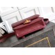 Replica Zaino Chanel 25B Clover Series Vintage AS5715 Pelle di vitello granata Rosso Imitazioni Falso
