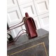 Replica Zaino Chanel 25B Clover Series Vintage AS5715 Pelle di vitello granata Rosso Imitazioni Falso