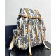 Replica Zaino Dior Hit the Road Dior Oblique denim jacquard Blu Imitazioni Falso