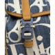 Replica Zaino Dior Hit the Road Dior Oblique denim jacquard Blu Imitazioni Falso