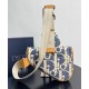 Replica Borsa Saddle Dior Dior Oblique denim jacquard Blu Imitazioni Falso