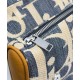 Replica Borsa Saddle Dior Dior Oblique denim jacquard Blu Imitazioni Falso