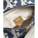 Replica Borsa Saddle Dior Dior Oblique denim jacquard Blu Imitazioni Falso
