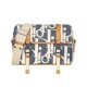 Replica Borsa a tracolla Dior Hit The Road con patta Dior Dior Oblique denim jacquard Blu Imitazioni Falso