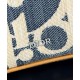 Replica Borsa a tracolla Dior Hit The Road con patta Dior Dior Oblique denim jacquard Blu Imitazioni Falso