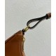 Replica Borsa a tracolla Celine Ava Triomphe Half Moon Caffè Imitazioni Falso