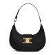 Replica Borsa a tracolla Celine Ava Triomphe Half Moon Nera Imitazioni Falso