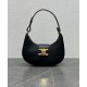 Replica Borsa a tracolla Celine Ava Triomphe Half Moon Nera Imitazioni Falso