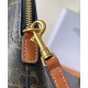 Replica Borsa a mano Celine Teen Honorine Caffè scuro Imitazioni Falso
