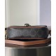 Replica Borsa a tracolla Celine Folcd Caffè scuro Imitazioni Falso
