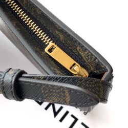 Replica Borsa a tracolla Celine Tina Caffè scuro Imitazioni Falso