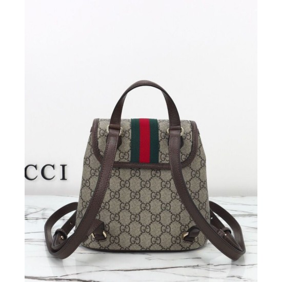 Replica Zaino piccolo Gucci Ophidia 836854 Caffè scuro Imitazioni Falso