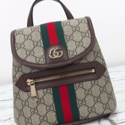 Replica Zaino piccolo Gucci Ophidia 836854 Caffè scuro Imitazioni Falso