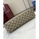 Replica Borsa a tracolla media Gucci serie GG Emblem 815216 Nera Imitazioni Falso