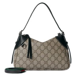 Replica Borsa a tracolla Gucci GG Emblem Piccola 815218 Marrone Imitazioni Falso