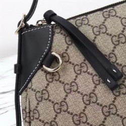 Replica Borsa a tracolla Gucci GG Emblem Piccola 815218 Marrone Imitazioni Falso