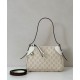 Replica Borsa a tracolla Gucci GG Emblem Piccola 815218 Crema Imitazioni Falso