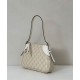Replica Borsa a tracolla Gucci GG Emblem Piccola 815218 Crema Imitazioni Falso
