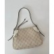 Replica Borsa a tracolla Gucci GG Emblem Piccola 815218 Crema Imitazioni Falso