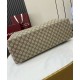 Replica Borsa tote oversize Gucci GG Emblem Series 815212 Caffè Imitazioni Falso
