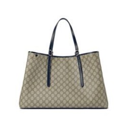 Replica Borsa tote oversize Gucci GG Emblem Series 815212 Nero Imitazioni Falso