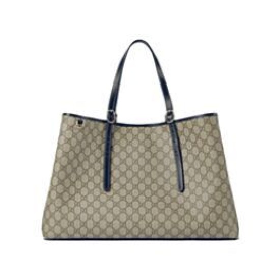 Replica Borsa tote oversize Gucci GG Emblem Series 815212 Nero Imitazioni Falso