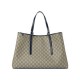 Replica Borsa tote oversize Gucci GG Emblem Series 815212 Nero Imitazioni Falso