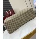 Replica Borsa tote oversize Gucci GG Emblem Series 815212 Nero Imitazioni Falso