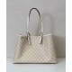 Replica Borsa tote grande Gucci GG Emblem 815213 Nero Imitazioni Falso