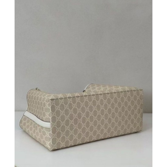 Replica Borsa tote grande Gucci GG Emblem 815213 Nero Imitazioni Falso