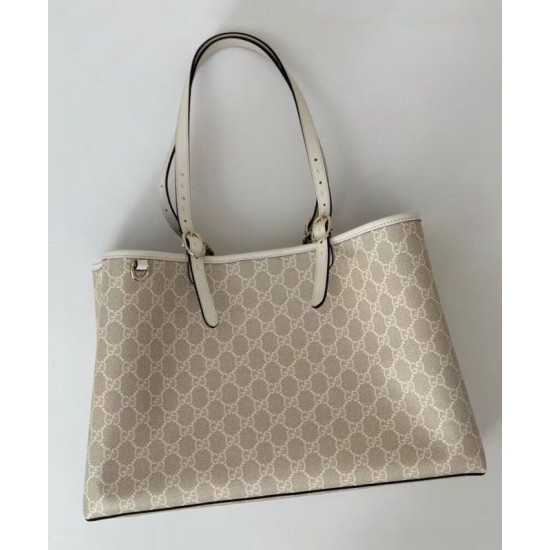 Replica Borsa tote grande Gucci GG Emblem 815213 Nero Imitazioni Falso