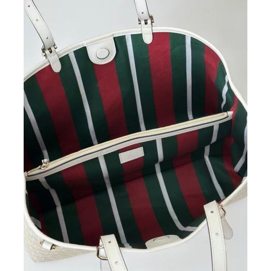 Replica Borsa tote grande Gucci GG Emblem 815213 Nero Imitazioni Falso