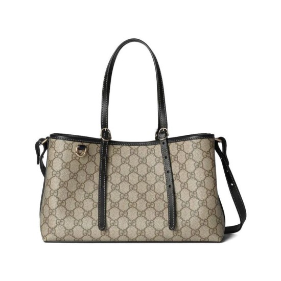 Replica Borsa tote piccola Gucci GG Emblem 815214 Nero Imitazioni Falso Replica Borsa tote piccola Gucci GG Emblem 815214 Nero Imitazioni Falso