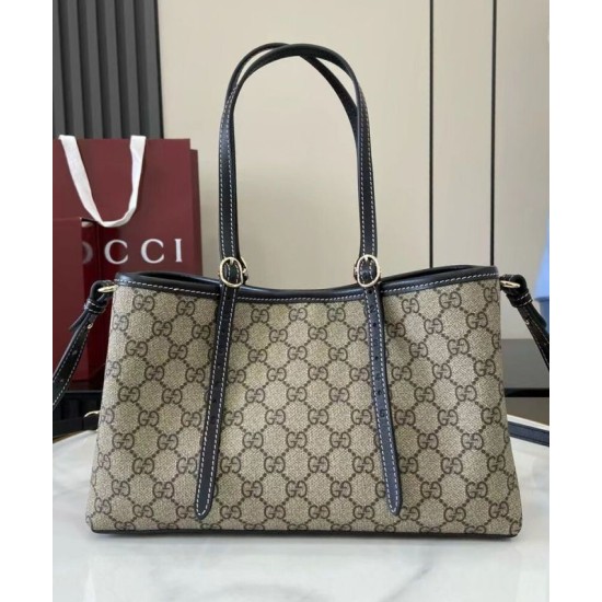 Replica Borsa tote piccola Gucci GG Emblem 815214 Nero Imitazioni Falso Replica Borsa tote piccola Gucci GG Emblem 815214 Nero Imitazioni Falso