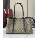 Replica Borsa tote piccola Gucci GG Emblem 815214 Nero Imitazioni Falso Replica Borsa tote piccola Gucci GG Emblem 815214 Nero Imitazioni Falso