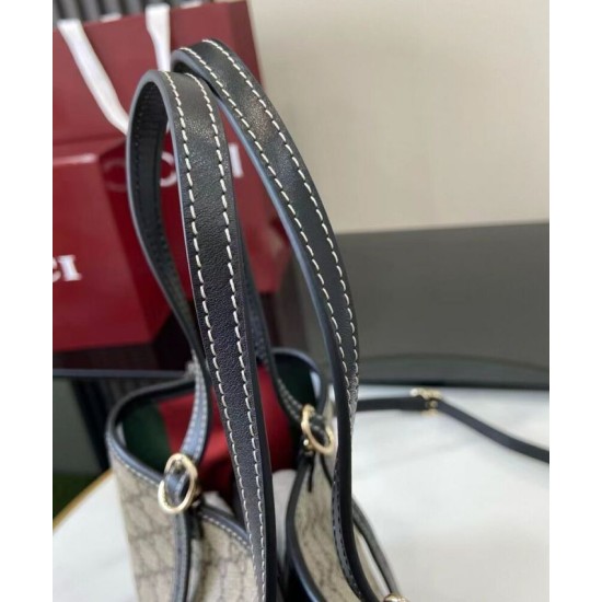 Replica Borsa tote piccola Gucci GG Emblem 815214 Nero Imitazioni Falso Replica Borsa tote piccola Gucci GG Emblem 815214 Nero Imitazioni Falso