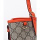 Replica Gucci Borsa tote piccola GG Emblem 815214 Arancione Imitazioni Falso