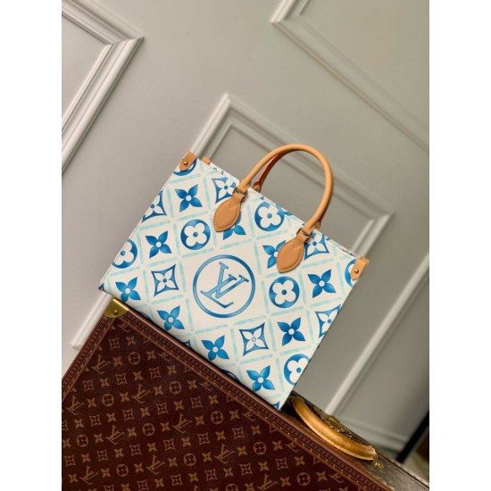 Perfette Qualità Repliche Louis Vuitton OnTheGo MM Borsa Monogram Tiles Tela M11262 Imitazione