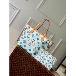 Perfette Qualità Repliche Louis Borsa Vuitton Neverfull MM Monogram Tiles Canvas M11263 Imitazione