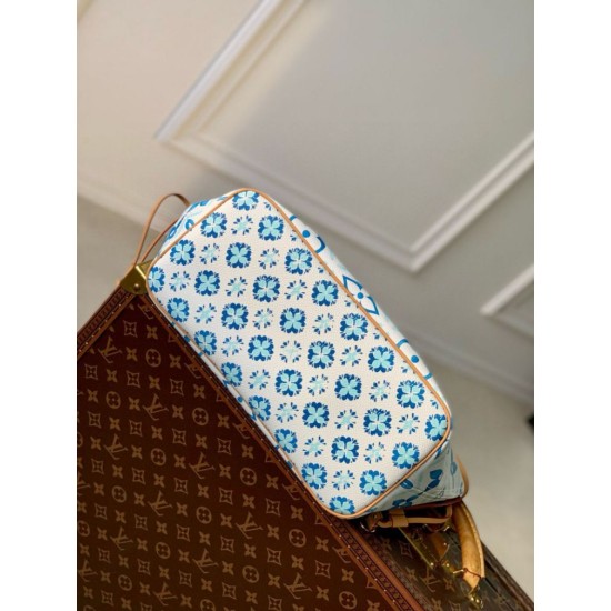 Perfette Qualità Repliche Louis Borsa Vuitton Neverfull MM Monogram Tiles Canvas M11263 Imitazione