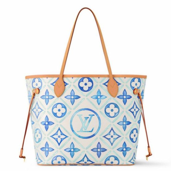 Perfette Qualità Repliche Louis Borsa Vuitton Neverfull MM Monogram Tiles Canvas M11263 Imitazione