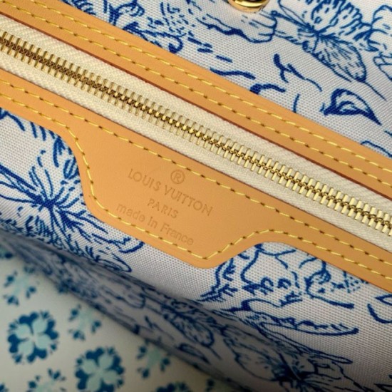 Perfette Qualità Repliche Louis Borsa Vuitton Neverfull MM Monogram Tiles Canvas M11263 Imitazione