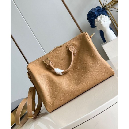 Replica perfetta Louis Vuitton Speedy Soft 30 Borsa Monogram Empreinte M11323 Imitazione Outlet Online