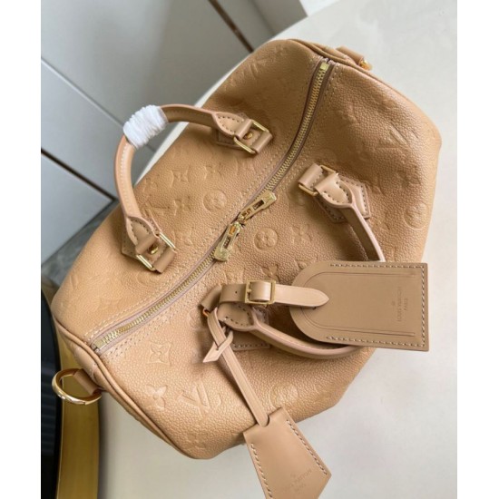 Replica perfetta Louis Vuitton Speedy Soft 30 Borsa Monogram Empreinte M11323 Imitazione Outlet Online