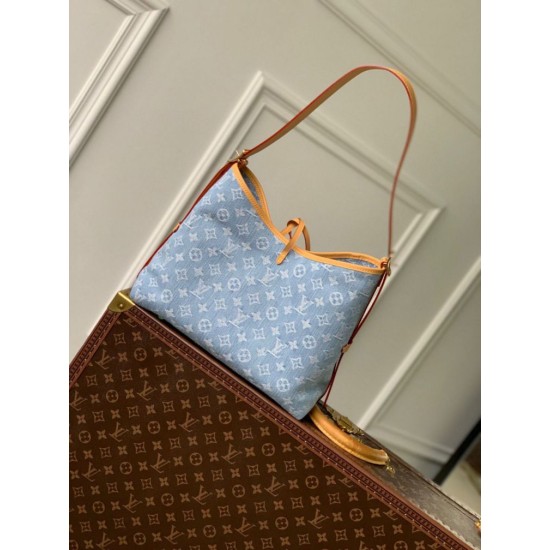 Miglior Falso Borsa Louis Vuitton CarryAll PM Monogram Denim M11462 Economiche Premium