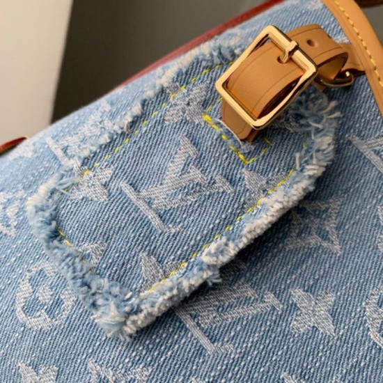 Miglior Falso Borsa Louis Vuitton CarryAll PM Monogram Denim M11462 Economiche Premium