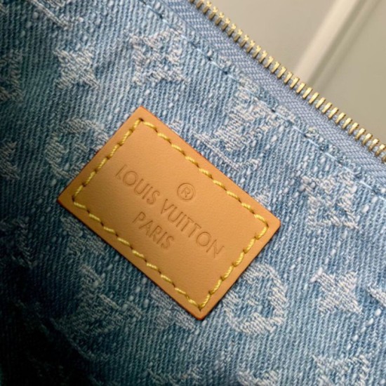 Miglior Falso Borsa Louis Vuitton CarryAll PM Monogram Denim M11462 Economiche Premium