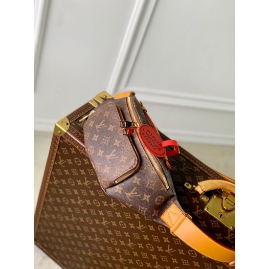 Miglior Falso Louis Vuitton Rush BumBorsa Borsa Monogram Dust Tela M11539 Economiche Premium