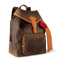 Miglior Falso Zaino Louis Vuitton Montsouris Monogram Dust Tela M11540 Economiche Premium